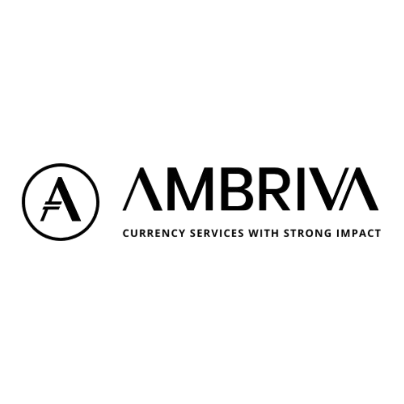 Logo Ambriva société spécialisée en gestion du risque de change